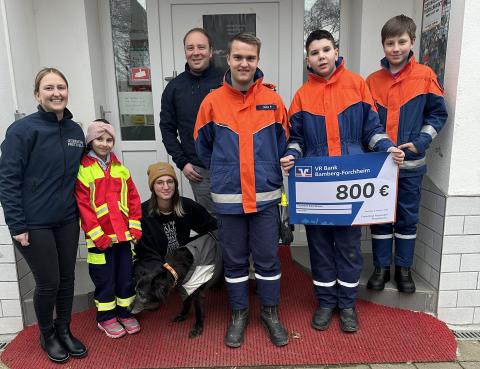 Jugendfeuerwehr Pretzfeld hilft unseren Tieren
