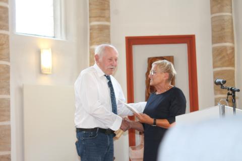 Ehrenzeichen des bayrischen Ministerpräsidenten für Eberhardt Heiser